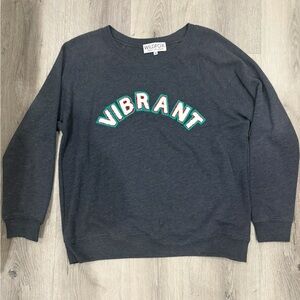 Wildfox Women's Charcoal 'Vibrant' Holiday Christmas Sweater